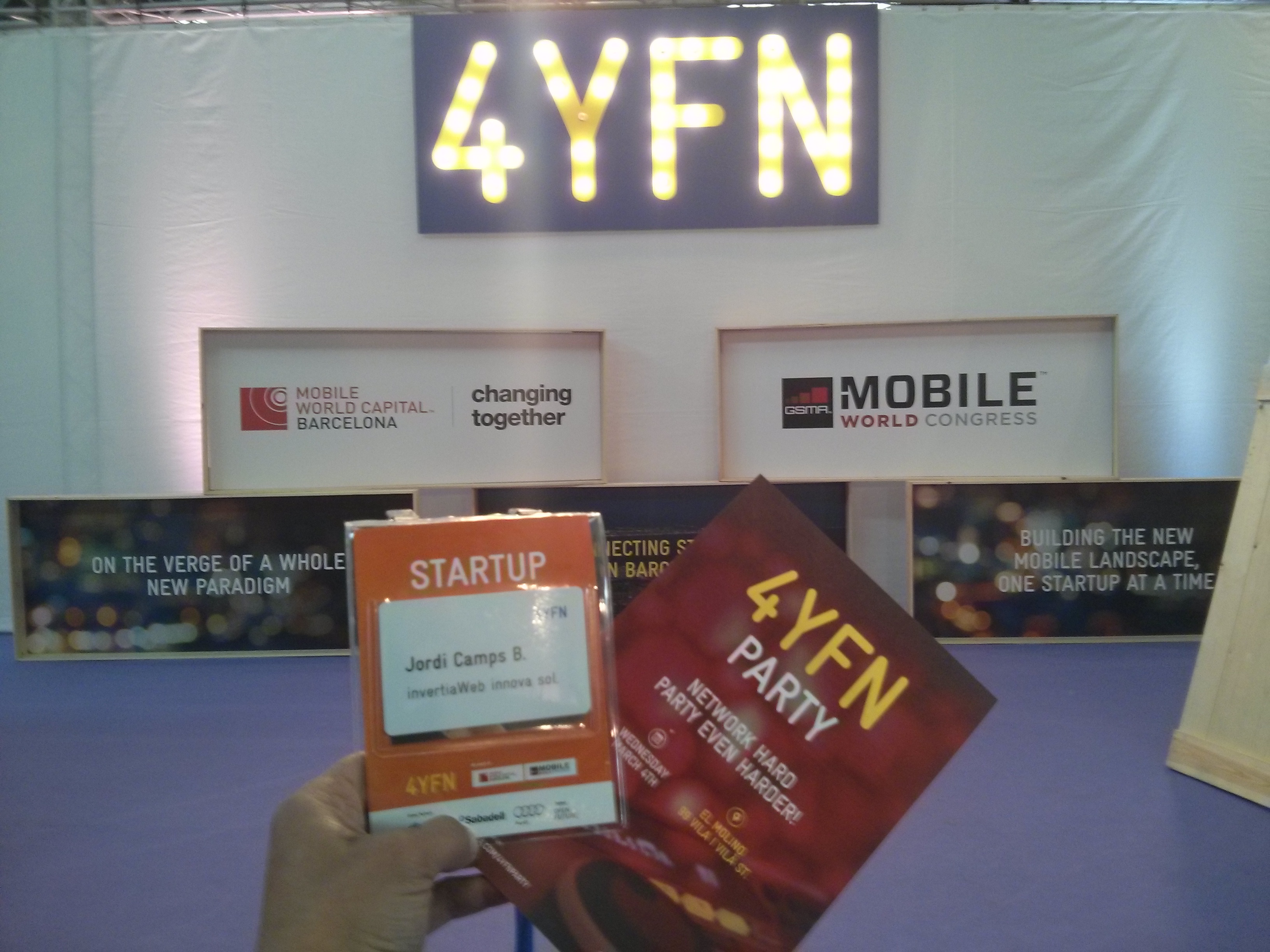 Asistimos al #4YFN2015 un evento para #Startups