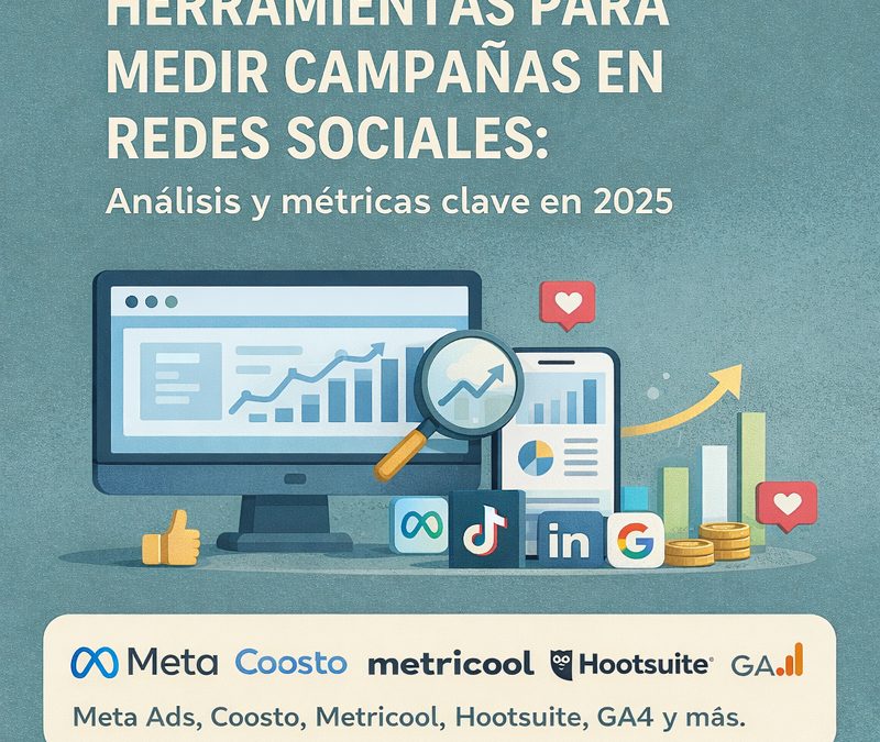 Herramientas para medir campañas en redes sociales: análisis y métricas clave en 2025