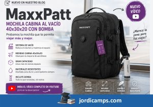 Mochila al vacío 40x30x20 para viajes rápidos, y nuevas estrategias del comercio electrónico