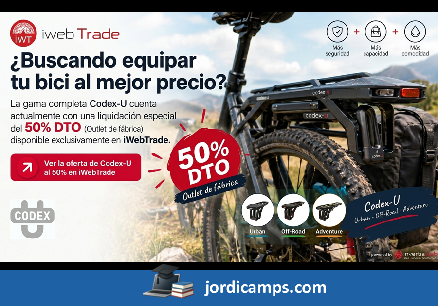 Codex-U: el portaequipajes que integra un candado U para bicicletas